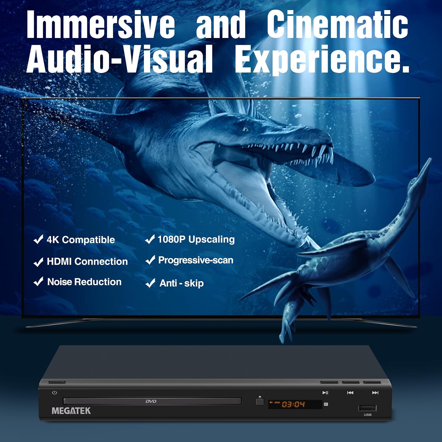 MEGATEK Region-Free HDMI DVD Player photo 3