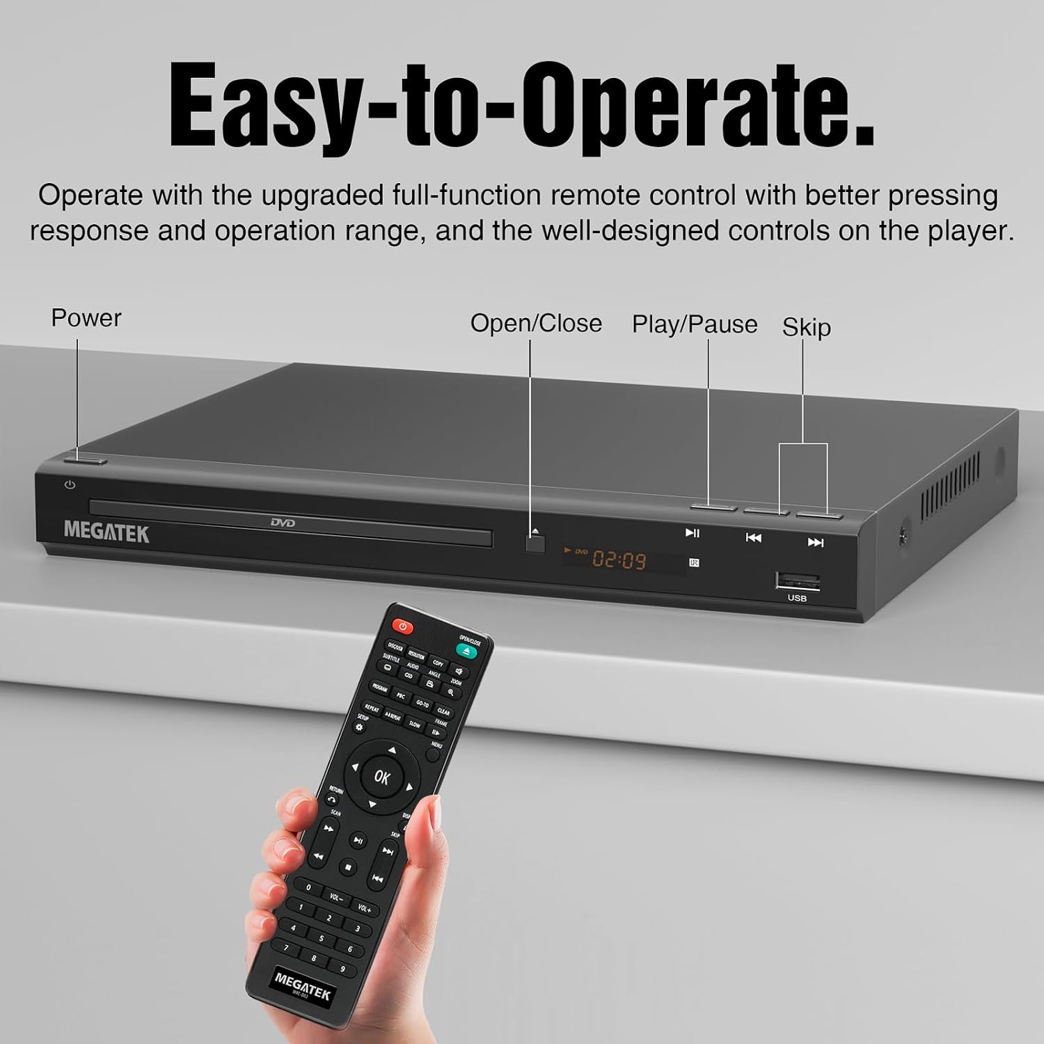 MEGATEK Region-Free HDMI DVD Player photo 7